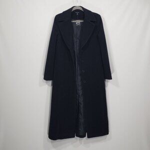 NWT  Chadwicks Grey Wool Overcoat Trenchcoat  Women's Size 12